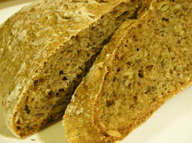 Pumpkin seed bread