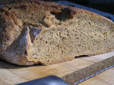 Brewer's spent grain bread